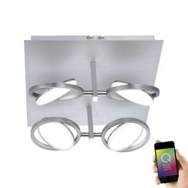 Paul Neuhaus, Q-ORBIT, LED-Deckenleuchte, 31x31cm, Smart Home, dimmbar (Auslauf)
