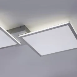 Paul Neuhaus, Q-ROSA, LED-Deckenleuchte, CCT, stahlfarben, Smart Home