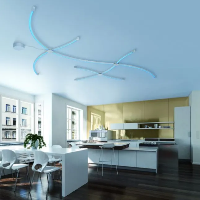Paul Neuhaus, Q-SPIDER gebogenes Lichtprofil, Smart Home, dimmbar
