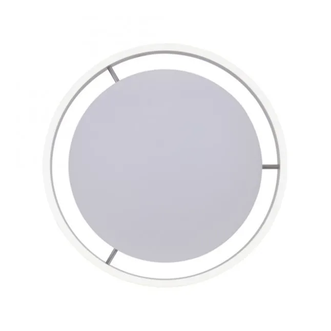 Paul Neuhaus, Q-VITO, LED-Deckenleuchte, Ø 40cm, stahlfarben, rund, Smart Home