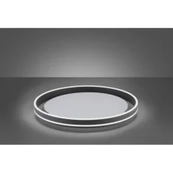 Paul Neuhaus, Q-VITO, LED-Deckenleuchte, anthrazit, Ø 59cm, rund, Smart Home