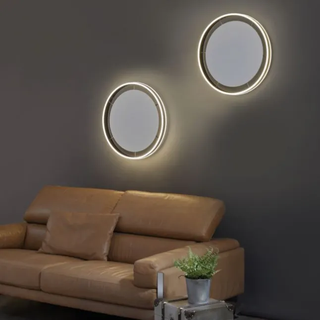 Paul Neuhaus,Q-VITO, LED-Deckenleuchte, anthrazit, Ø 79cm, rund, Smart Home