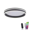 Paul Neuhaus, Q-VITO, LED-Deckenleuchte, anthrazit, Ø 40cm, rund, Smart Home