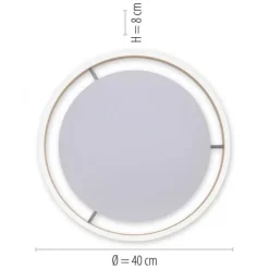 Paul Neuhaus, Q-VITO, LED-Deckenleuchte, Ø 40 cm, messing-matt