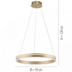 Paul Neuhaus, Q-VITO, LED Pendelleuchte, Ø59cm, Smart Home