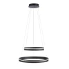 Paul Neuhaus Q VITO LED Pendellampe Smart Home anthrazit rund doppel Ring