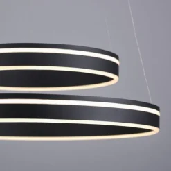 Paul Neuhaus Q VITO LED Pendellampe Smart Home anthrazit rund doppel Ring