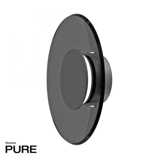 Paul Neuhaus Wandleuchte PURE Moon platin dimmbar Wohnzimmer Küche