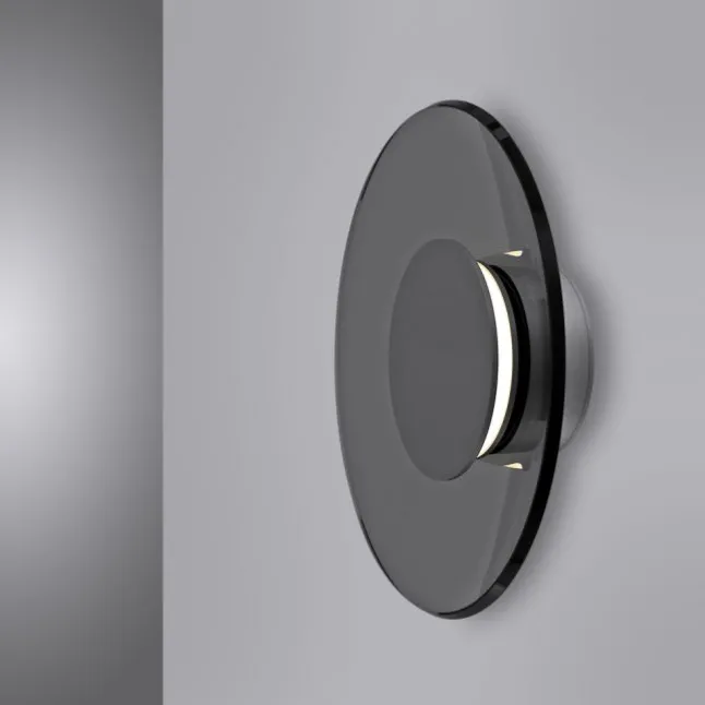 Paul Neuhaus Wandleuchte PURE Moon platin dimmbar Wohnzimmer Küche