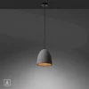 Pendelleuchte, betonfarben, E27, Schirm, Innenleuchte, IP20