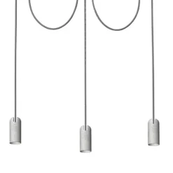 Pendelleuchte, Betonoptik, E27 Fassung, Industrial Stil, modernes Design