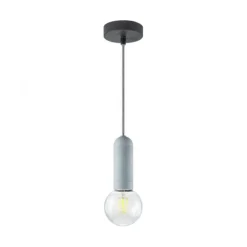 Pendelleuchte, Betonoptik, E27 Fassung, Industrial Stil, höhenverstellbar