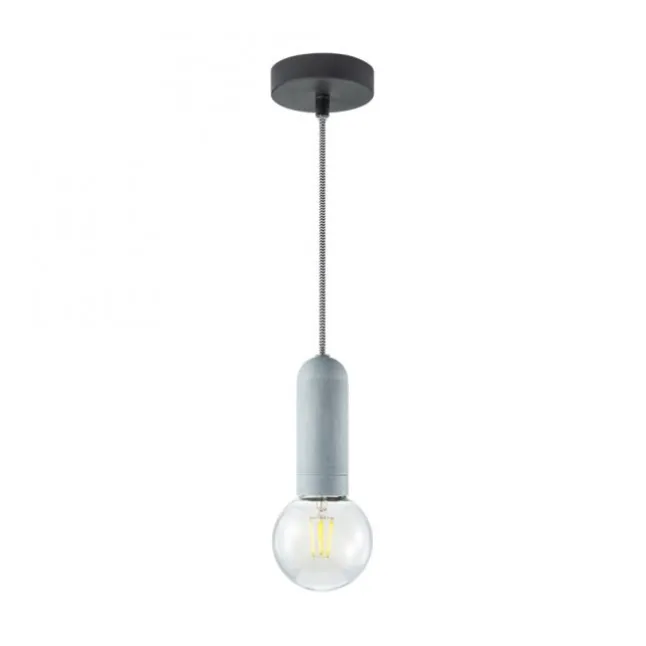 Pendelleuchte, Betonoptik, E27 Fassung, Industrial Stil, höhenverstellbar