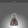 Pendelleuchte, braun, rustikal, Industrial Stil, modern, E27 Fassung