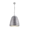 Pendelleuchte, Eisen, Industrial Stil, E27 Fassung, Lochblechmuster, oval