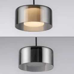 Pendelleuchte LED RIKA 1 flammig schwarz Comfort Lift Simply Dim