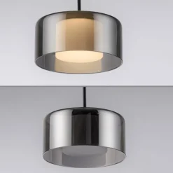 Pendelleuchte LED RIKA 1 flammig schwarz Comfort Lift Simply Dim