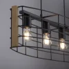 Pendelleuchte,modern schwarz, 4-flammig