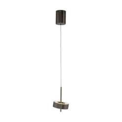 Pendelleuchte Q-ROTATE 1 flammig dunkel metall braun höhenverstellbar
