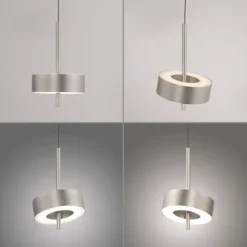 Pendelleuchte Q-ROTATE 1 flammig aluminium höhenverstellbar Smart Home