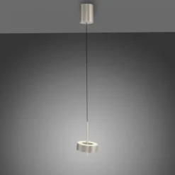 Pendelleuchte Q-ROTATE 1 flammig aluminium höhenverstellbar Smart Home