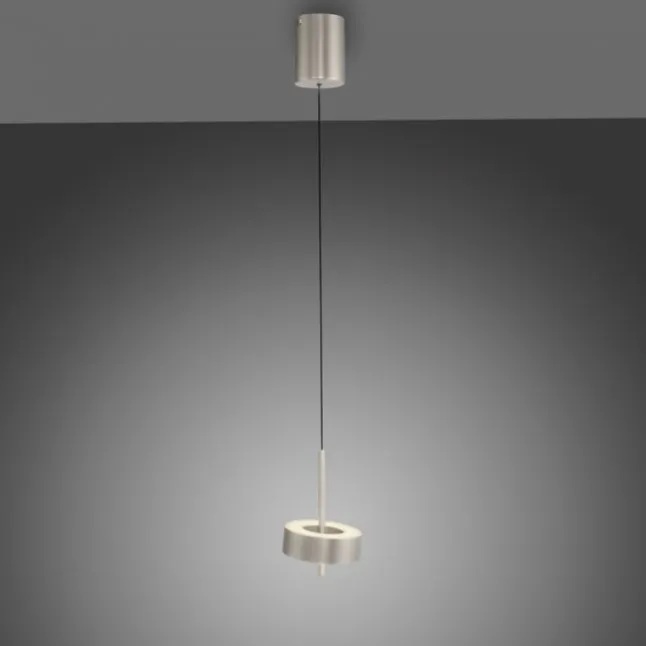 Pendelleuchte Q-ROTATE 1 flammig aluminium höhenverstellbar Smart Home