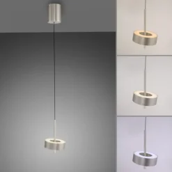 Pendelleuchte Q-ROTATE 1 flammig aluminium höhenverstellbar Smart Home
