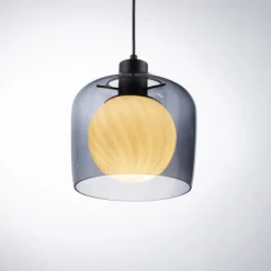 Pendelleuchte rauchfarben, stillvolle und elegante Optik