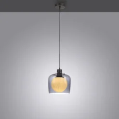 Pendelleuchte rauchfarben, stillvolle und elegante Optik