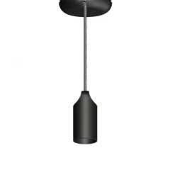 Pendelleuchte, schwarz, E27, Industrial Stil, Rustikal, Retro-Stil