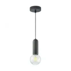 Pendelleuchte, schwarz, E27, Industrial Stil, Rustikal, Retro-Stil