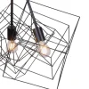 Pendelleuchte, schwarz, Metallkörben, Retro Design, E27, individuelle Licht