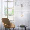 Pendelleuchte, Seil-Leuchte, maritimes Design mit Tau