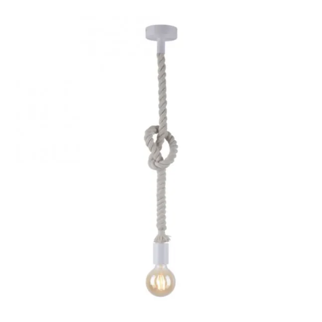 Pendelleuchte, Seil-Leuchte, maritimes Design mit Tau