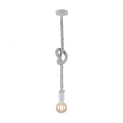 Pendelleuchte, Seil-Leuchte, maritimes Design mit Tau