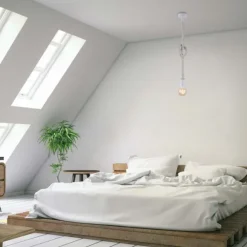 Pendelleuchte, Seil-Leuchte, maritimes Design mit Tau
