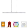 Pendelleuchte stahl, 5 x LED-Board