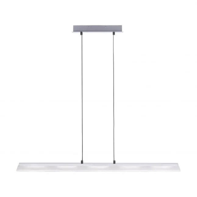 Pendelleuchte stahl, 5 x LED-Board