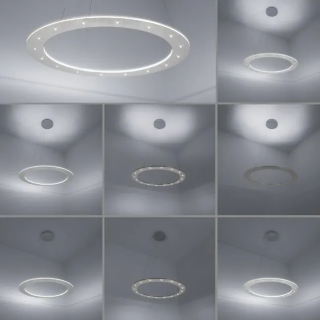 PURE Cosmo LED-Pendelleuchte, kreisrund, Lichtfarbensteuerung, dimmbar