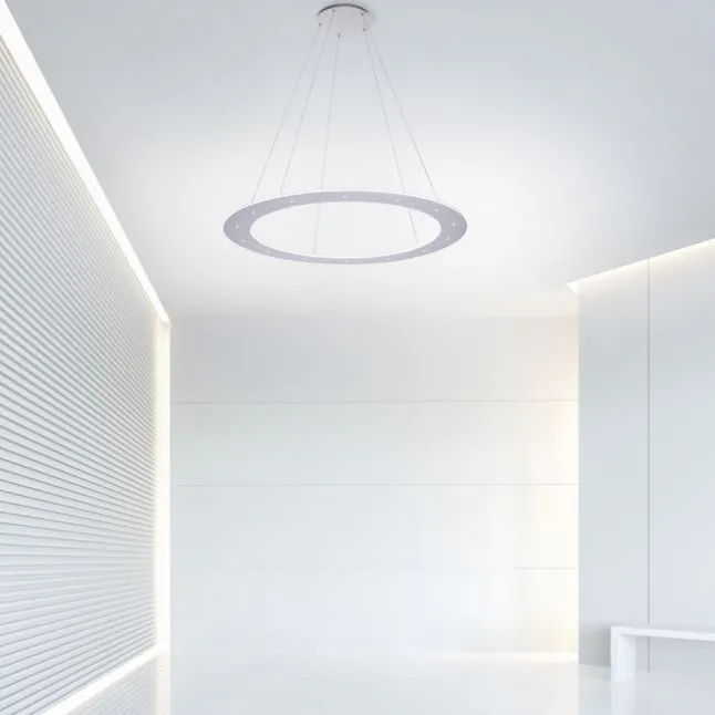 PURE Cosmo LED-Pendelleuchte, kreisrund, Lichtfarbensteuerung, dimmbar