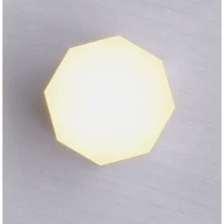 PURE Gemin LED-Deckenleuchte, puristisches Design, gebürstet, Aluminium