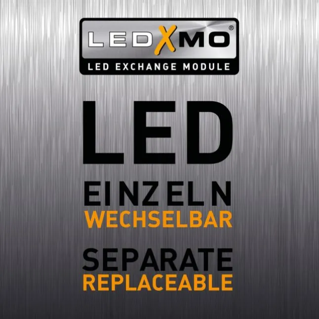 PURE Gemin LED-Deckenleuchte, puristisches Design, gebürstet, Aluminium