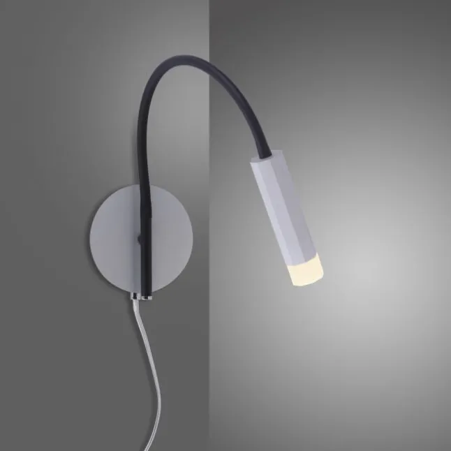 PURE Gemin LED-Wandleuchte, puristisches Design, warmweißes Licht