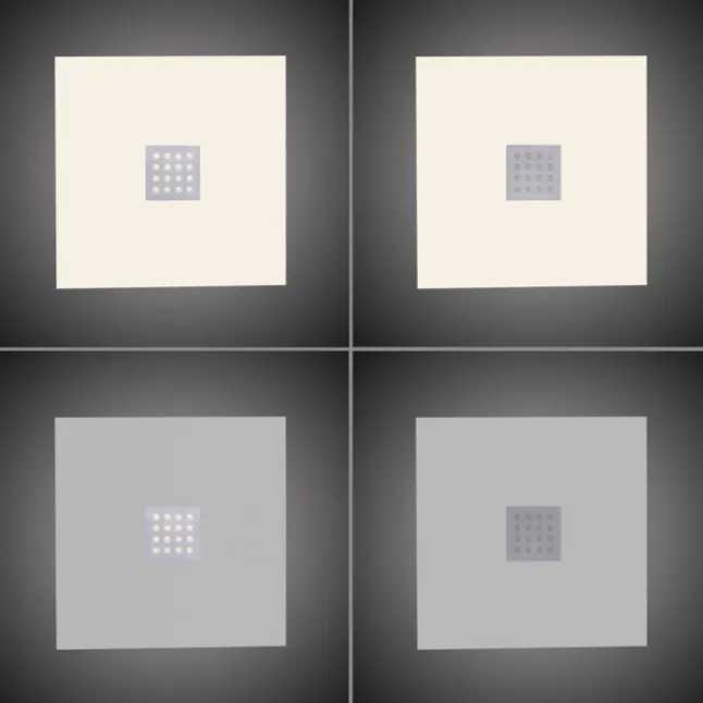 PURE Neo LED-Multifunktionspanel, 45x45cm, Lichtfarbsteuerung, Fernbedienung