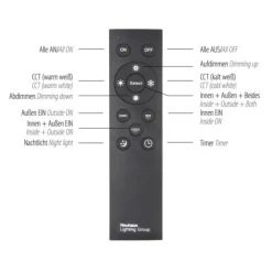 PURE Neo LED-Multifunktionspanel, 45x45cm, Lichtfarbsteuerung, Fernbedienung