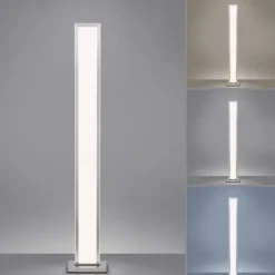 Q-ROSA LED-Stehleuchte Smart-Home, Lichtfarbsteuerung inkl. Fernbedienung, Dimmbar, Memoryfunktion
