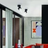 Schöner Wohnen-Kollektion Deckenleuchte Strahler KULU, schwarz, 1-Flammig, dreh- und schwenkbar