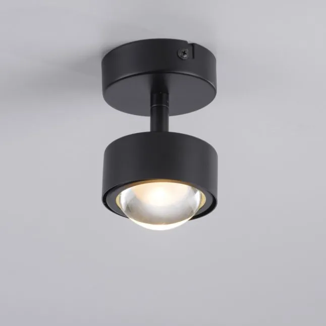 Schöner Wohnen-Kollektion Deckenleuchte Strahler KULU, schwarz, 1-Flammig, dreh- und schwenkbar