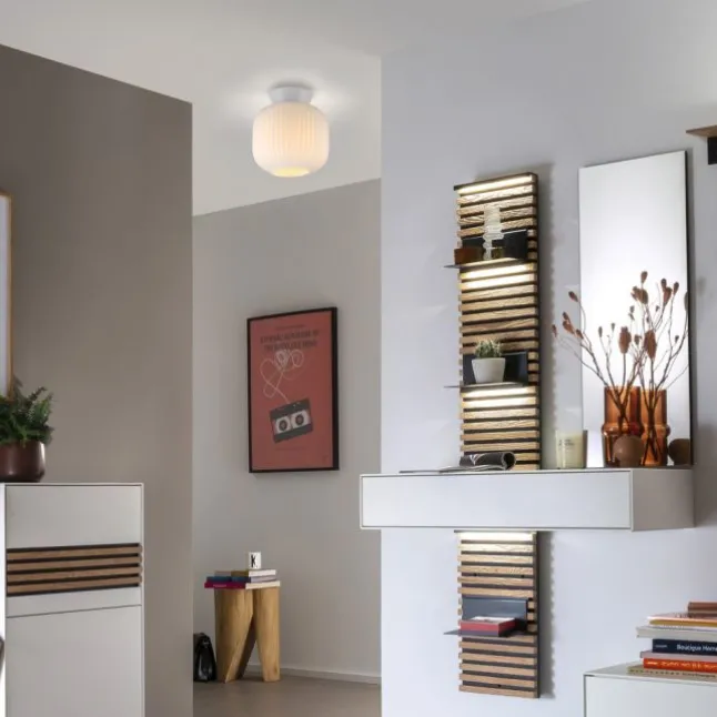 Schöner Wohnen-Kollektion Deckenleuchte NAMI, weiss, E27, LED geeignet