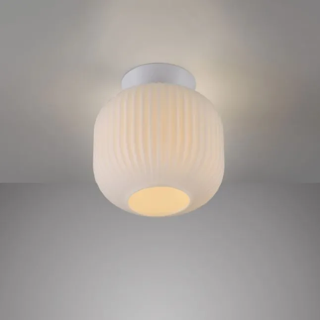 Schöner Wohnen-Kollektion Deckenleuchte NAMI, weiss, E27, LED geeignet